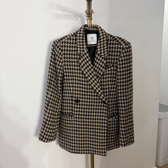 anine bing kaia blazer houndstooth - Picture 6 of 6